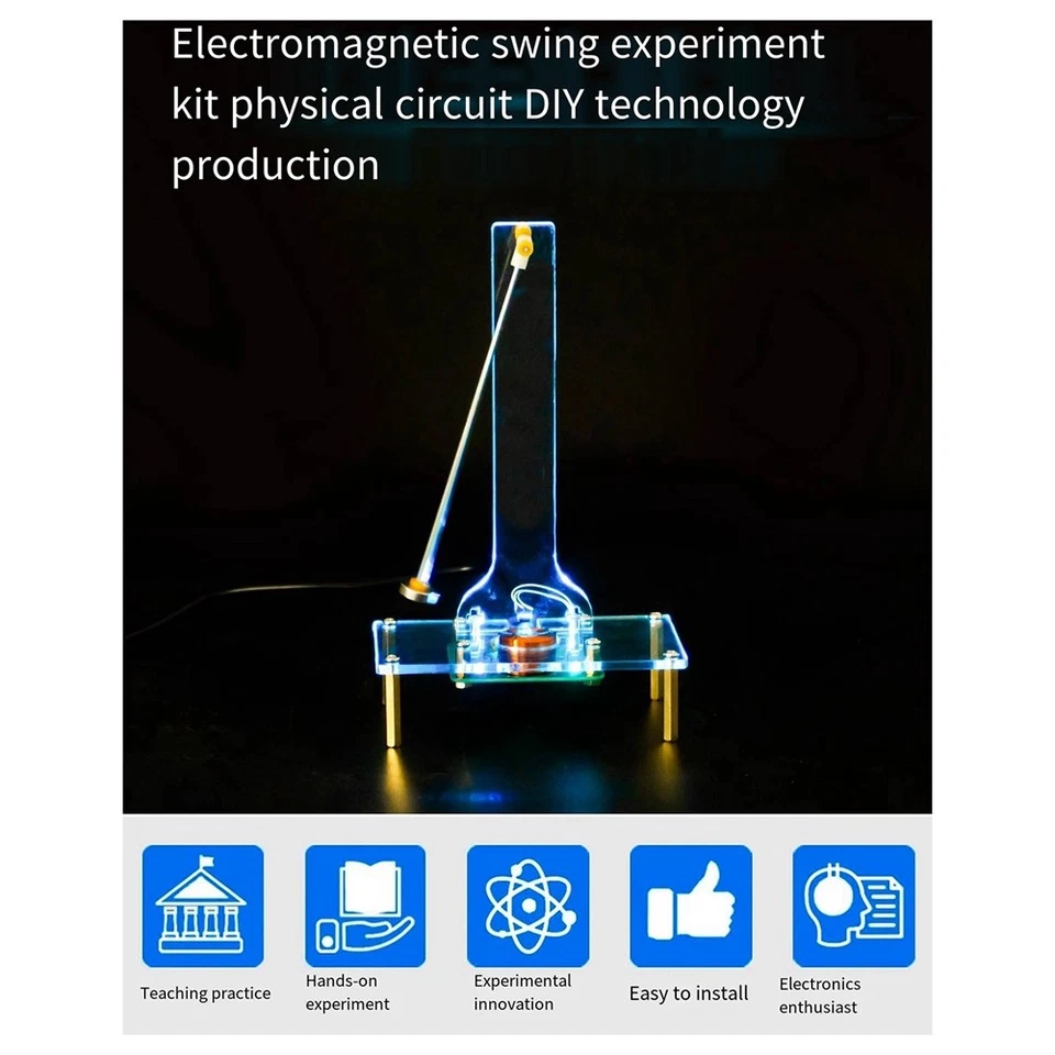 Esperimento Altalena Elettromagnetica Fai da Te Kit Tecnologia Piccola Produzione7227 - Immagine 4 di 4