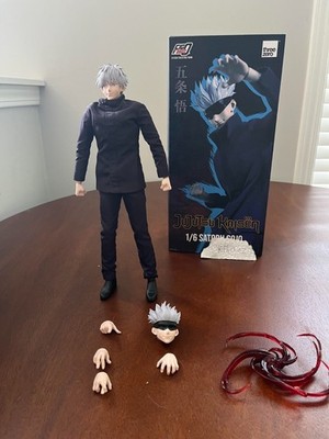 threezero saturo gojo collectible action figure jujitsu kaisen anime