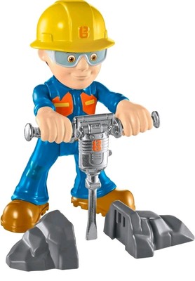 Bob der Baumeister - Felsspaltbob mit Presslufthammer - Fisher Price