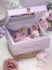 Flower Knows Strawberry Rococo Leather Jewelry Storage Box Violet Limited Item
