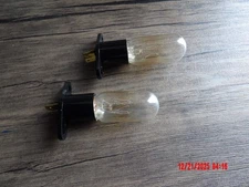 2 Microwave Bulbs fits Ge Microwave  (Fits Model JNM1541DN1BB)