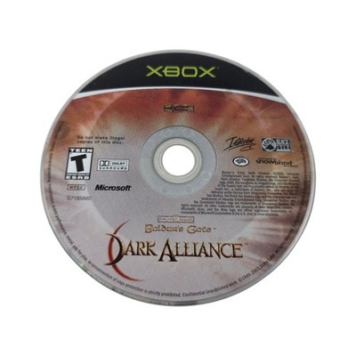 Baldur's Gate Dark Alliance Xbox Game/CD Only