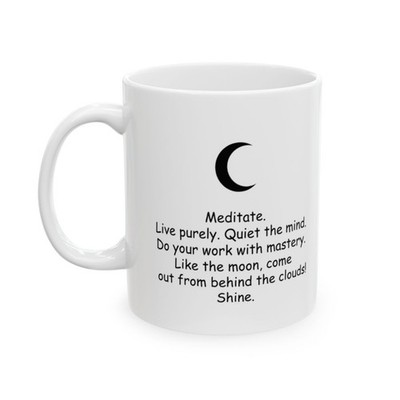 Buddha Tasse Zitat Erleuchtet Geschenk Manifest Frieden Inspirierend Tasse Meditationstasse