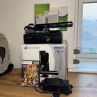 Lot console Xbox 360 Red Light 250 Go très bon état Kinect en boîte chargeur inclus