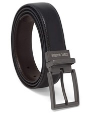 Reversible Men's Dress Casual Every Day Leather Belt, Black/Brown Smooth , 36