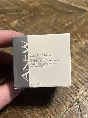 Avon Anew Clinical Advanced Wrinkle Corrector 50 mL 1.7 fl oz Retired Open Box
