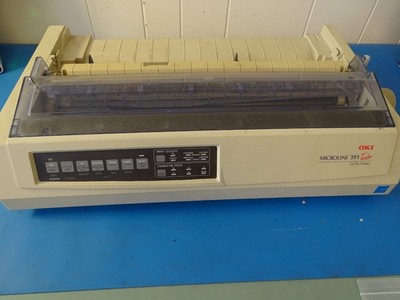 OKI Microline 391 Turbo Dot Matrix Printer 24-Pin Wide Carriage USB Parallel