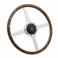 16 Classic Riveted Wood Steering Wheel Horn Button Mgtriumph Jaguar Marine Boat 16 Classic Riveted Wood Steering Wheel Horn Button Mgtriumph Jaguar Marine Boat