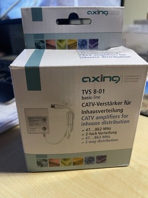 Axing TVS 8-01 CATV-Verstärker für Inhausverteilung   Neu & OVP