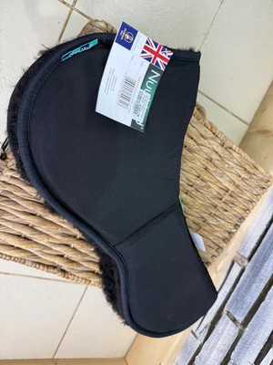 Nuumed Wool Shim Half Pad - Sattelversteller - Schwarz Medium