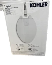 Kohler Layne QR R34069-0 Elongated Toilet Seat Quiet Close Antimicrobial