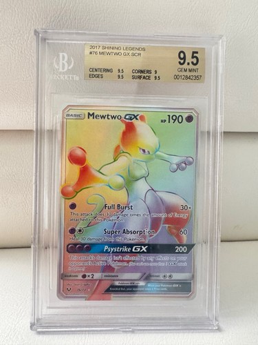 Mewtwo-GX graded BGS 9.5 for sale on eBay