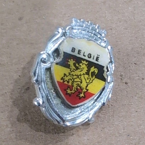 Belgium Coat of Arms Crest Souvenir Pin Badge