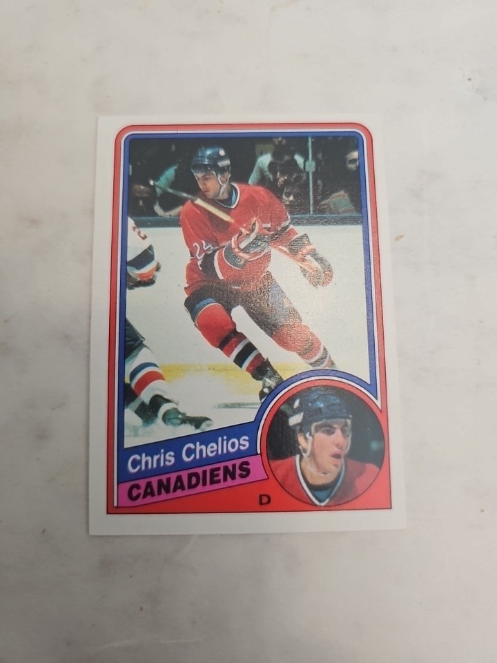 Chris Chelios #259 Hockey Cards 1984 O-Pee-Chee trading card — raw and PSA graded price guide