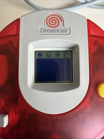 Sega Dreamcast VMU White HKT-7000, T&W, No Top Cover