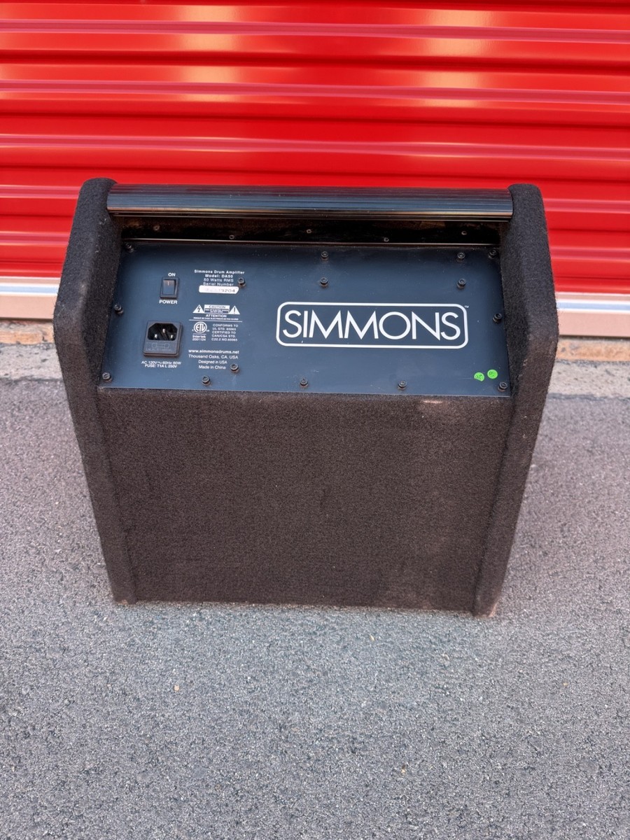 スピーカーアンプリファイアSIMMONS  Da50 SIMMONS DA50 MONITOR ELECTRIC DRUM SET KEYBOARD SPEAKER AMPLIFIER