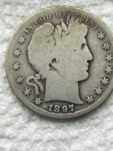 1897 s barber half dollar