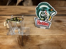 Vintage Heddon Top Sonic 300 NSP Natural Spotted Bass Walleye Bass Fishing Lure