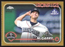 1797K 2024 Topps Pro Debut #PDC-16 Griff McGarry Chrome Gold Refractor #/50