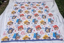 Vintage 1996 Looney Toons Taz Tazmanian Devil Comforter Blanket 72"x86" Acrylic