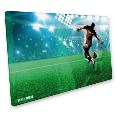 ITENGA Mauspad XXL Schreibtischunterlage gummiert Gaming Büro FUSSBALL neu