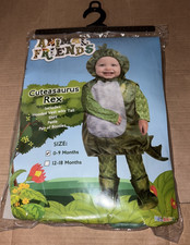 Cuteasaurus Rex 0-9 Months Baby Costume Hooded Vest Shirt Pants Booties NEW