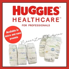 Huggies NICU issued diaper bundle. Avaliable in micro and nano preemie