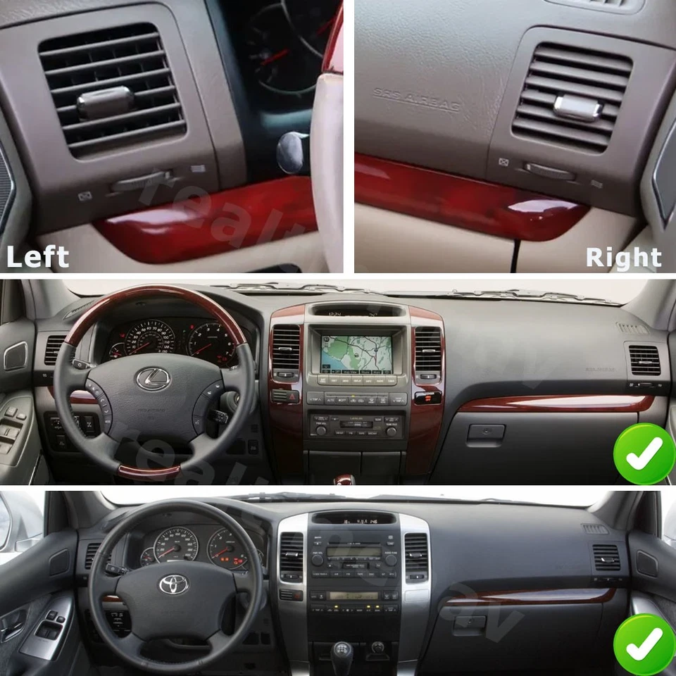 For Lexus GX470 2003-2009 Prado Car Air Vents Driver & Passenger Side AC Vent Foto 2 de 4