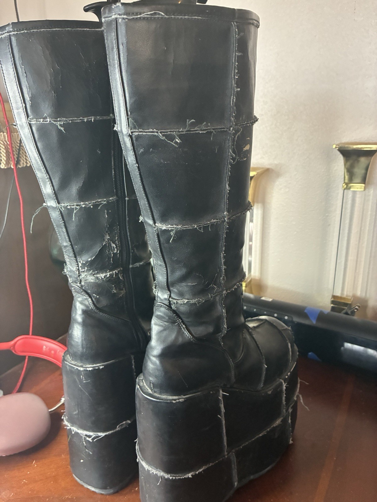 Rare Morbid Threads MT:2 Stack platform boots siz… - image 9