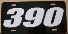 390 ENGINE SIZE LICENSE PLATE FITS AMX MUSTAN...