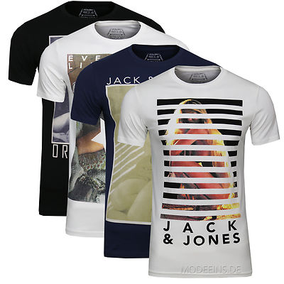 JACK & JONES HERREN T-SHIRT DAME TEE Gr.S,M,L,XL