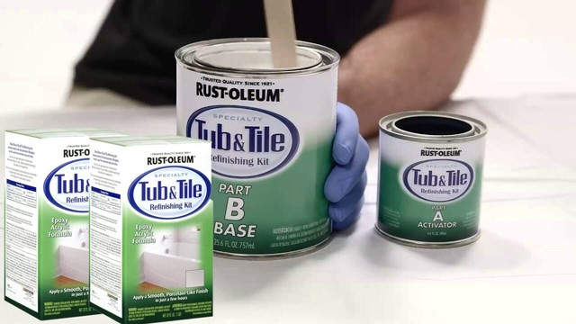 Bathtub Paint White Tub Tile Sink Refinishing Kit 2 Pack Porcelain Epoxy 2 Qt