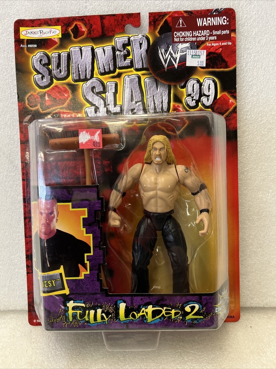 1999 WWF Jakks TEST Wrestling Figure Summer Slam 99 Fully Loaded 2