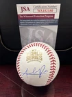 Addison Russell signed 2016 World Series Baseball JSA