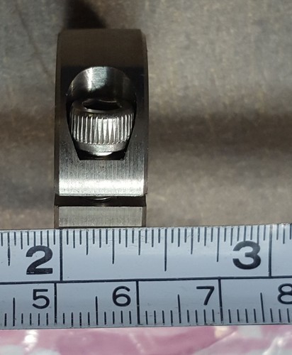 Lote de 4, 1C-056-S, cuello de sujeción de una sola pieza serie 1C 9/16"" eje de acero inoxidable Co - Imagen 10 de 11