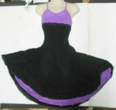 MAINSTREET Camisole Long Fishtail Skirt Skatedress Dress Dance 2 Color choice lace trim NWT