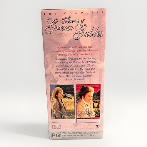 ANNE OF GREEN GABLES + The Sequel VHS Video Cassette Double Pack Tested - Picture 3 of 7