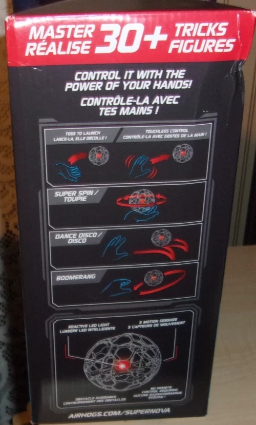 Spin Master Air Hogs Supernova Levitante Volador Gravedad Orbe Recargable Nuevo Foto 2 de 3