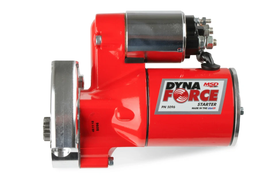MSD DynaForce High Torque Starter Red For Chevrolet Gen III/IV LS1-LS7 SBC Foto 3 de 4