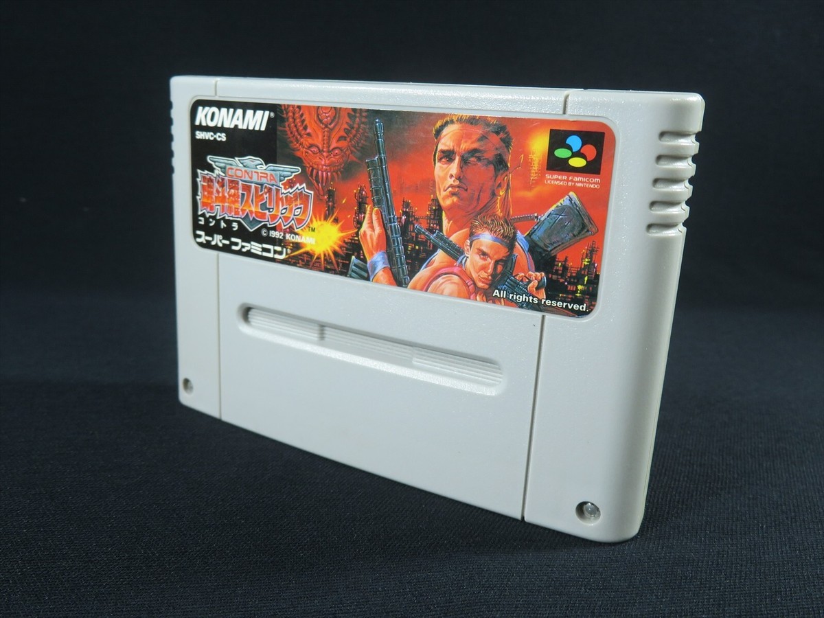 Super Famicom Contra Spirits SNES SFC Nintendo Japan authentic - Main Image
