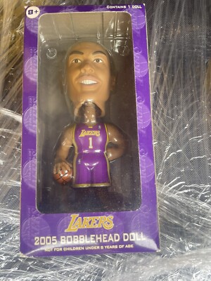 Vintage CARON BUTLER Los Angeles Lakers 2005 Bobblehead NBA Carl's Jr Upper Deck