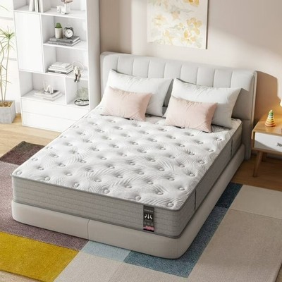 Hybrid Mattress 12'' 14'' CertiPUR-US Memory Foam + Coil Spring System Medium Firm