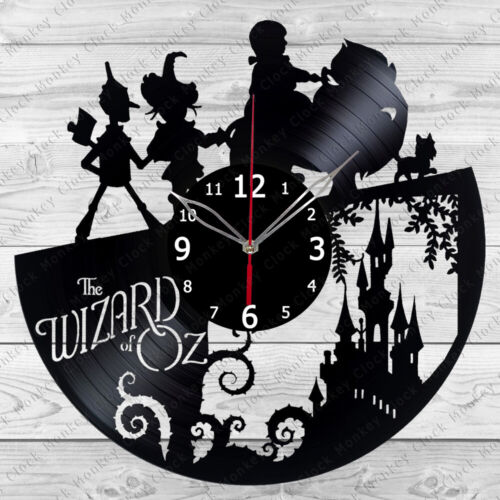 Vinyl Clock The Wizard of Oz Vinyl Record Wall Clock Home Decor Handmade  461  - Zdjęcie 1 z 12