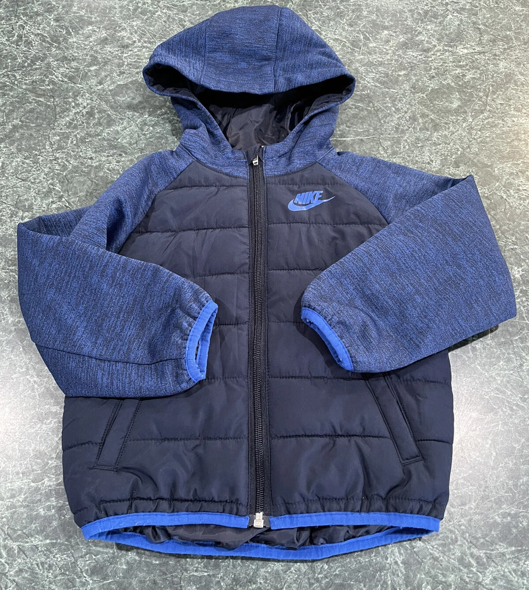 Nike navy sales puffer jacket