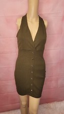 NWT Windsor Women's Green Polyester Sleeveless Pullover Knee Length Dress Size M
