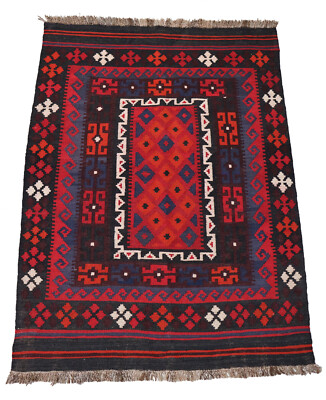 127x97 cm orient Teppich Afghan Nomaden kelim Teppich kilim rug carpet No: 145