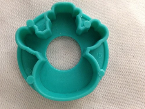 Green 2" Hasbro Snowman Cookie Cutter Art Mold
