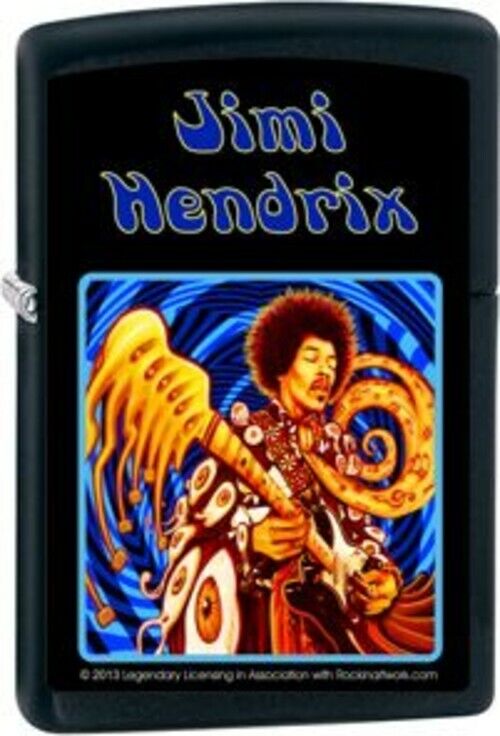 Rare Retired Jimi Hendrix  Psycodelic Zippo Lighter 