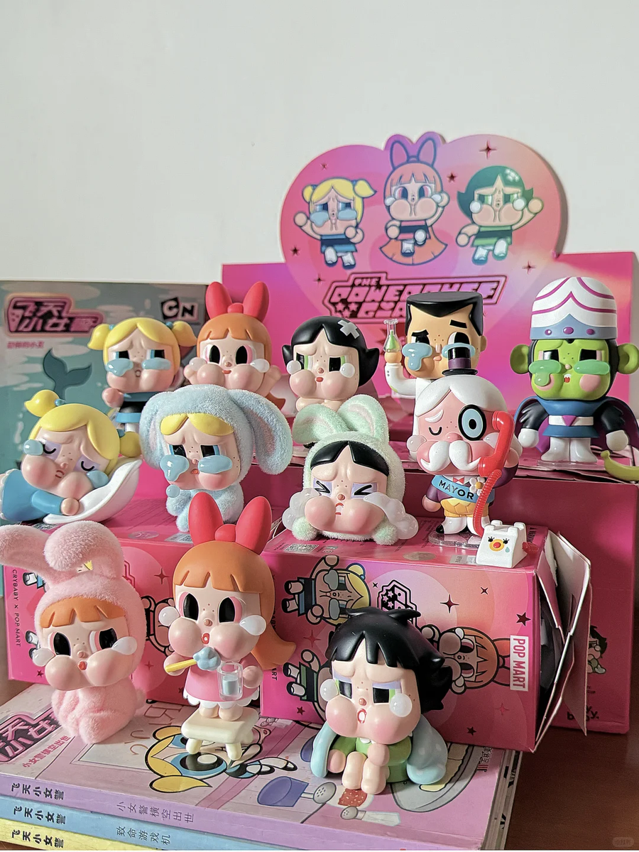 POP MART CRYBABY The Powerpuff Girls Series Confirmed Blind Box of
