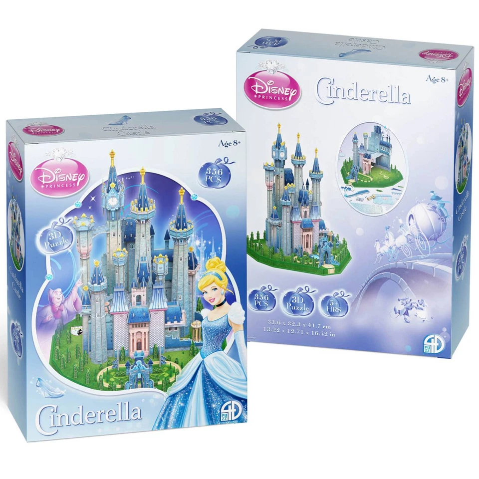 Disney Castello Di Cenerentola 3D Puzzle 356 Pezzi 4D Cityscape - Immagine 2 di 4
